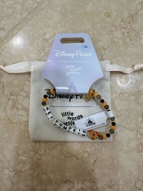 Disney Parks x Little Words Project 'Hey Pumpkin' Beaded Bracelet
